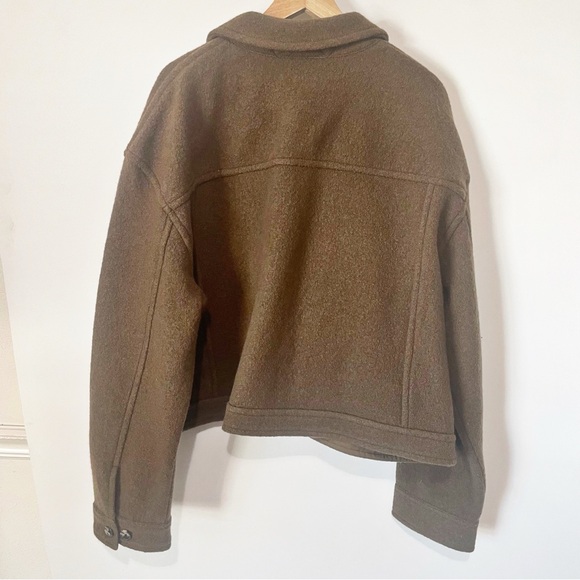 NWT WILFRED FREE Autumn Wool Cropped Shirt Jacket XXL - Picture 6 of 6